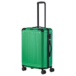 Travelite Cruise 4w Hartschalen Trolley 67cm, Grün