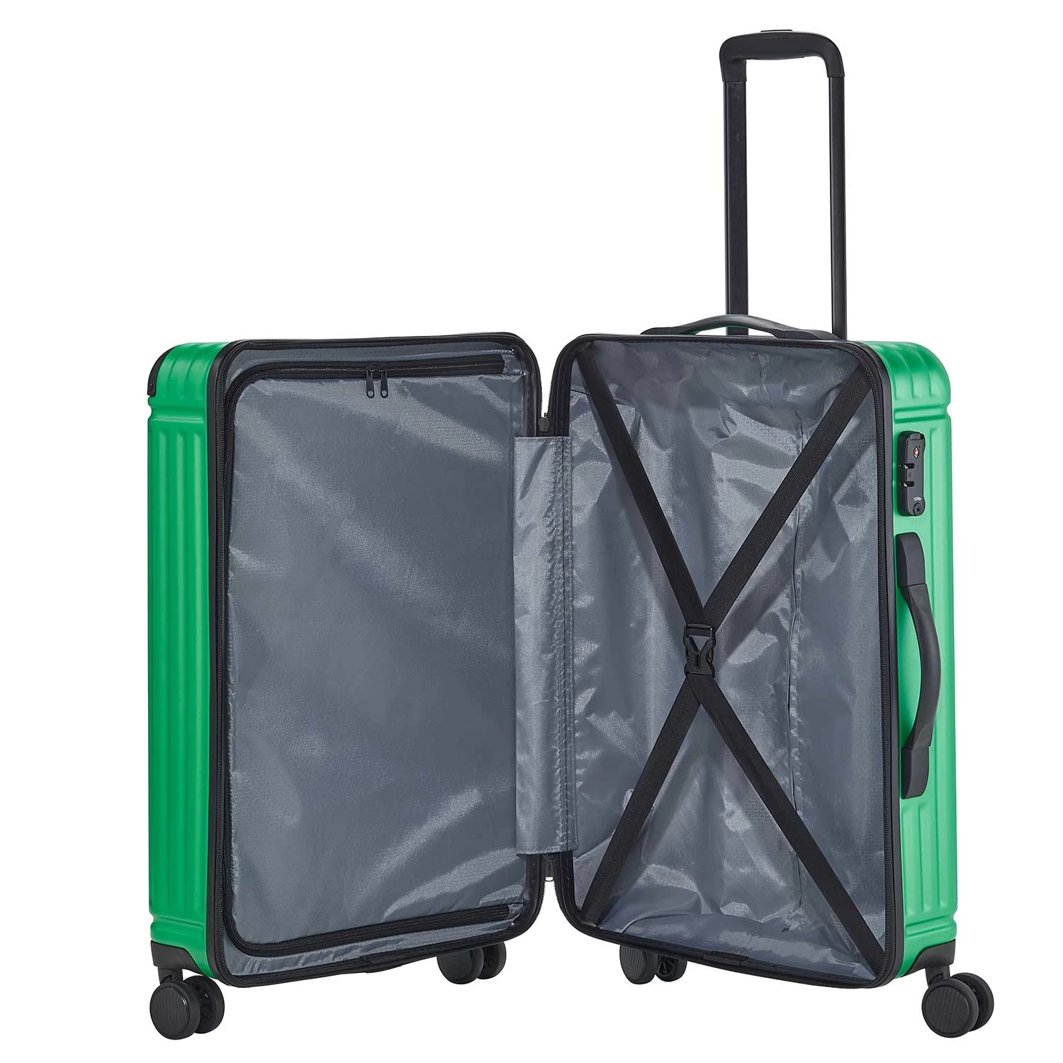 Travelite Cruise 4w Hartschalen Trolley 67cm, Grün – Bild 3