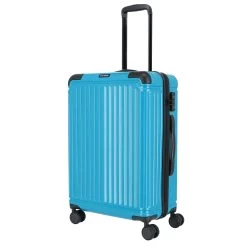 Travelite Cruise 4w Hartschalen Trolley 67cm, Türkis