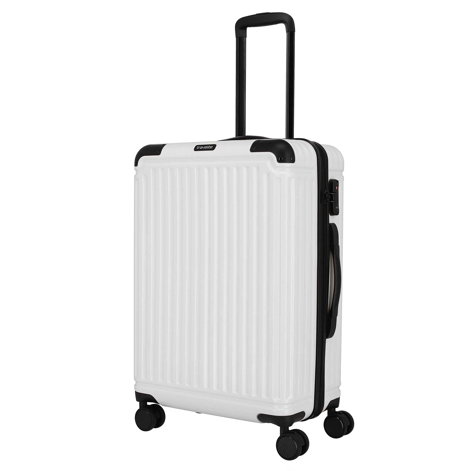 Travelite Cruise 4w Hartschalen Trolley 67cm, Weiss