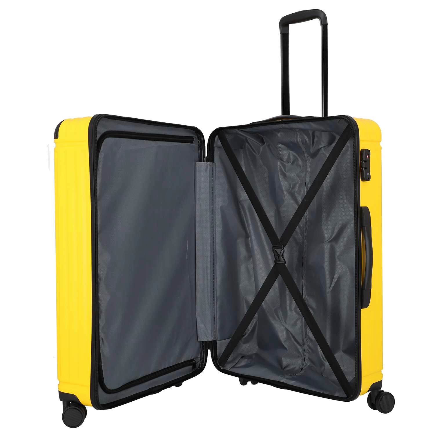 Travelite Cruise 4w Hartschalen-Trolley 77cm, Gelb – Bild 3