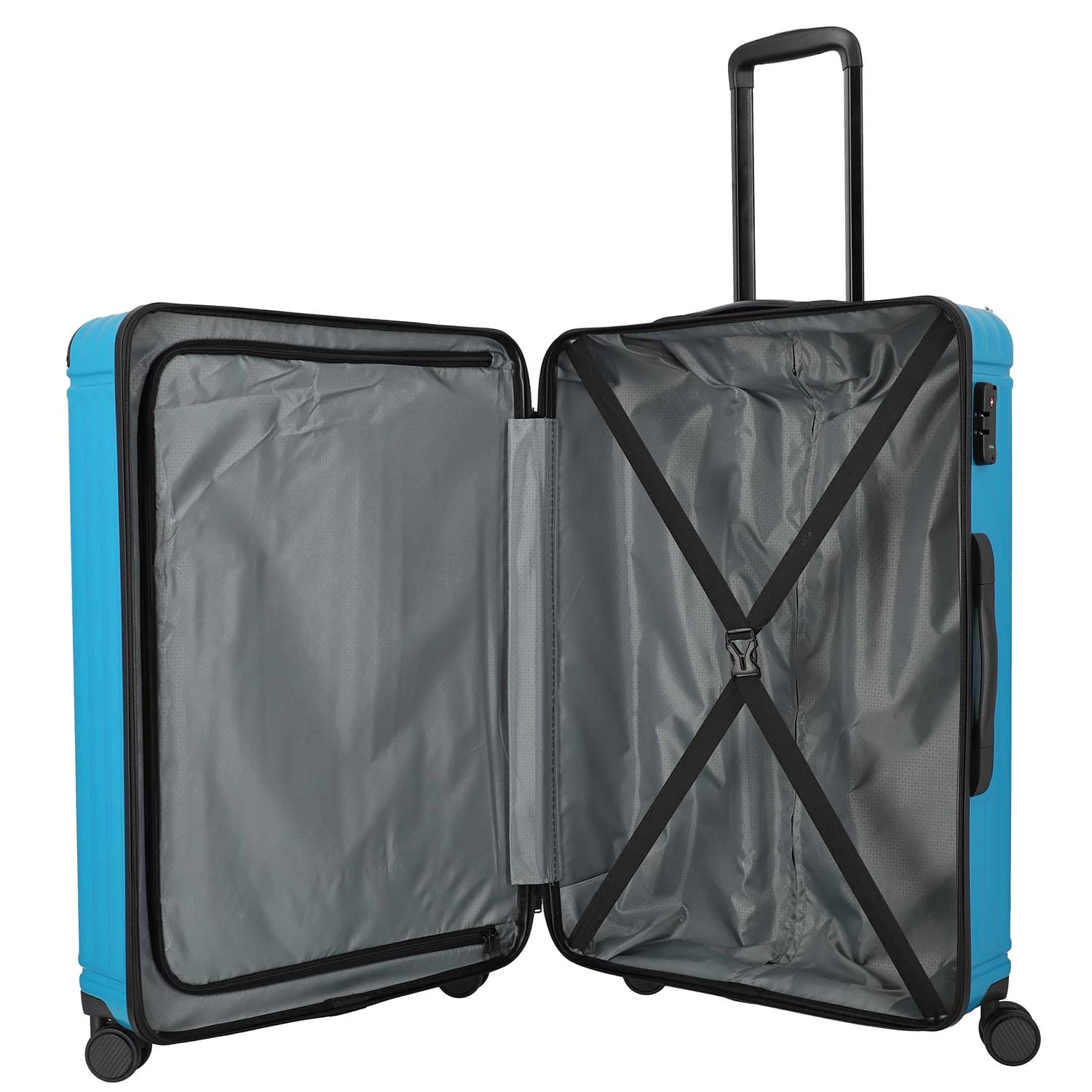 Travelite Cruise 4w Hartschalen-Trolley 77cm, Türkis – Bild 3