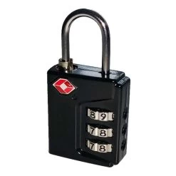 Travelite TSA 3er Kombilock TravelSentry, Schwarz