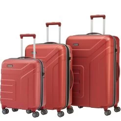 Travelite VECTOR Koralle 3 Tlg. Trolley Set